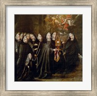 Framed Procession of Saint Clare