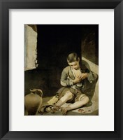 Framed Young Beggar