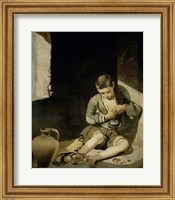 Framed Young Beggar