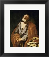 Framed Saint Peter Penitent
