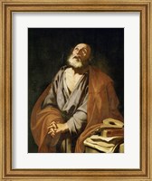 Framed Saint Peter Penitent