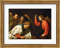 Framed Twelve Year Old Jesus and the Doctors, c.1630