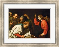 Framed Twelve Year Old Jesus and the Doctors, c.1630