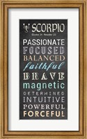 Framed Scorpio Bus Roll