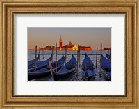 Framed Gondolas at Sunset