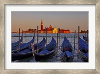 Framed Gondolas at Sunset