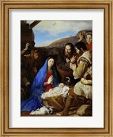 Framed Adoration of the Shepherds