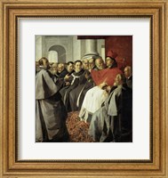 Framed Saint Bonaventura at the Church Council of Lyon