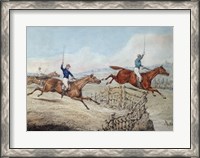 Framed Hunting Scene