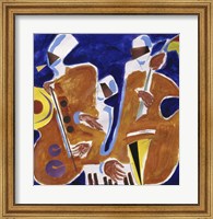 Framed Jazz Collage I