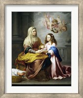 Framed Saint Anne and the Virgin