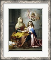 Framed Saint Anne and the Virgin