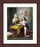 Framed Saint Anne and the Virgin