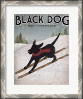 Framed Black Dog Ski