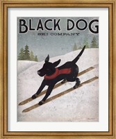 Framed Black Dog Ski