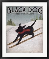 Framed Black Dog Ski