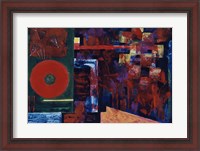 Framed Untitled (Red Abstract)