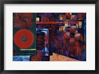 Framed Untitled (Red Abstract)