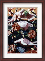 Framed Untitled (Birds and Flowers)