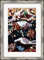 Framed Untitled (Birds and Flowers)