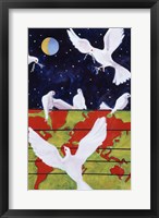 Framed Untitled (Birds at Night)