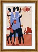 Framed Untitled (Jazz Players)