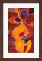 Framed Double Bass, Triple Head