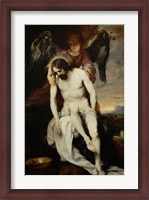 Framed Dead Christ Supported by an Angel