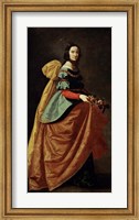 Framed Saint Casilda, 1640