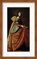Framed Saint Casilda, 1640