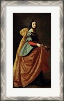 Framed Saint Casilda, 1640