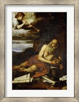 Framed Saint Jerome with the Angel of the Last Judgement