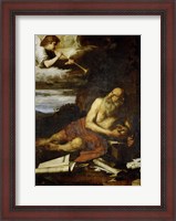 Framed Saint Jerome with the Angel of the Last Judgement