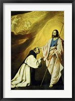 Framed Apparition of Jesus Christ (Vision of Brother Andrés Salmerón)