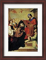 Framed Descent of Virgin Mary to Reward the Writing of Saint Ildefonso of Toledo