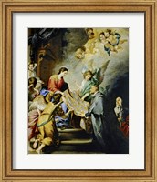 Framed Descent of Virgin Mary to Reward the Writing of Saint Ildefonso of Toledo