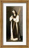 Framed Portrait of a Nun of the Jeronimite Order