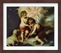 Framed Holy Children with a Shell