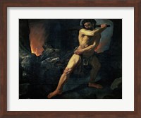 Framed Hercules and Cerberus