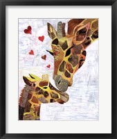Framed Sweet Giraffes