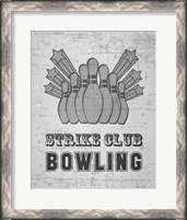 Framed Strike Club Bowling - Gray