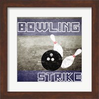 Framed Bowling Strike