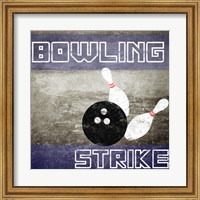 Framed Bowling Strike