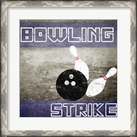 Framed Bowling Strike