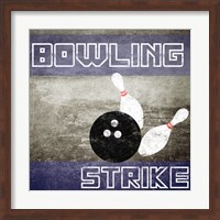 Framed Bowling Strike