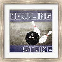 Framed Bowling Strike