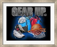 Framed Gear Up Basketball