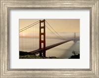 Framed Golden Gate Sunrise #2
