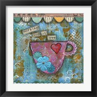 Framed Morning Cup of Love