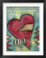 Framed Faith Heart